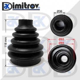 Маншон каре Citroen Berlingo C15 C4 C5 Jumpy Xantia Xsara ZX Peugeot 106 206 306 307 405 406 407 Partner